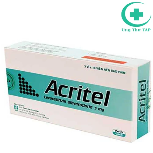 Acritel 5mg - Thuốc trị viêm mũi dị ứng, mề đay hiệu quả