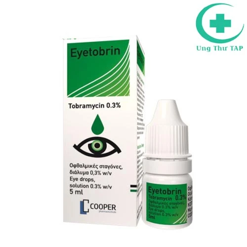 Eyetobrin 0,3% - Thuốc trị nhiễm khuẩn ở mắt của Hy Lạp