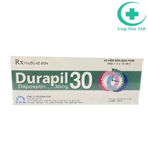 Durapil 30 - Thuốc điều trị xuất tinh sớm ở nam giới của SPM