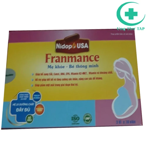 Franmance - Giúp bổ sung vitamin và khoáng chất cho mẹ bầu