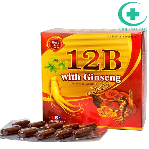 12B With Ginseng - Giúp bồi bổ khí huyết, tăng cường sức khỏe