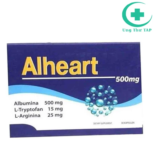 Alheart 500mg - Viên uống tăng cường sức khỏe, hỗ trợ mát gan