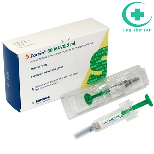 Zarzio 30MU/0.5ml - Thuốc điều trị giảm bạch cầu trung tính của Đức