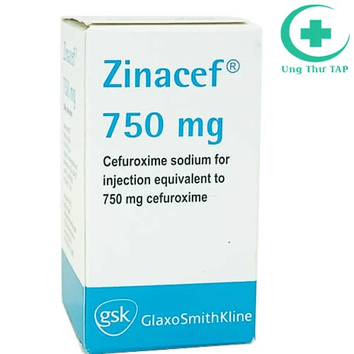 Zinacef Inj.750mg - Thuốc trị nhiễm khuẩn đường hô hấp của Ý