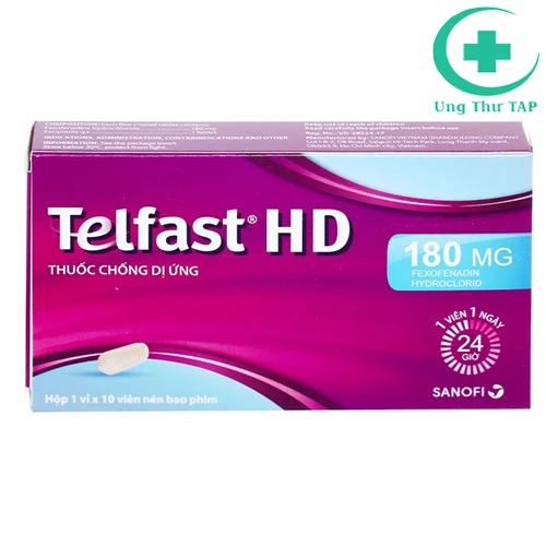 Telfast HD - Thuốc điều trị viêm mũi dị ứng, mề đay hiệu quả