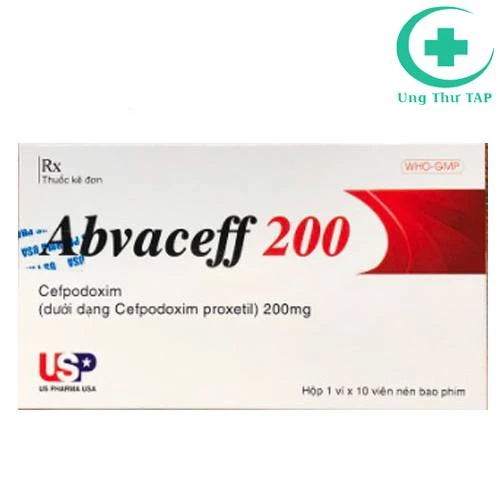 Abvaceff 200mg - Thuốc điều trị nhiễm khuẩn hô hấp hiệu quả