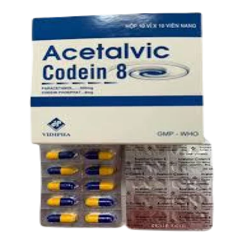 ACETALVIC-CODEIN 8 - Thuốc giảm đau, hạ sốt hiệu quả của Vidipha