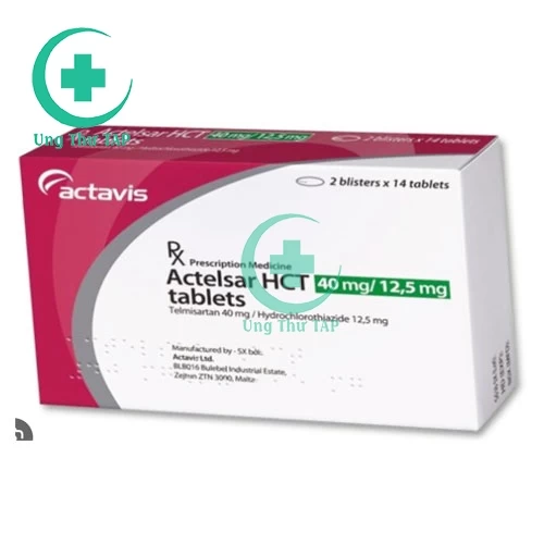 Actelsar HCT 40mg/12,5mg - Thuốc điều trị tăng huyết áp