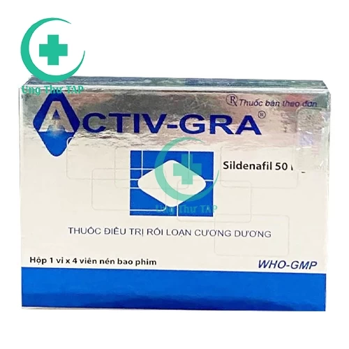 Activ-GRA 50mg - Thuốc điều trị rối loạn cương dương hiệu quả