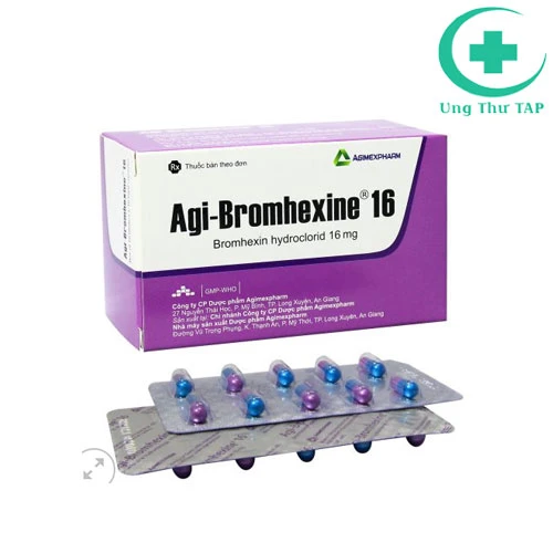 Agi-Bromhexine 16 - Thuốc điều trị rối loạn tiết dịch phế quản