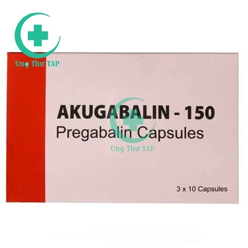 Akugabalin 150mg - Thuốc điều trị đau thần kinh, chống co giật