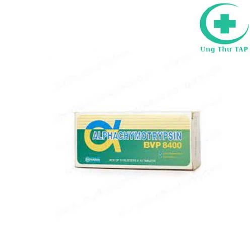 Alphachymotrypsin - BVP 8400 - Thuốc điều trị sưng đau hiệu quả
