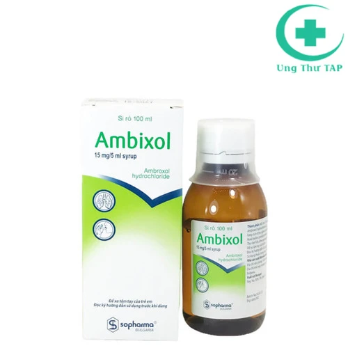 Ambixol 15mg/5ml syrup - Thuốc điều trị viêm phế quản