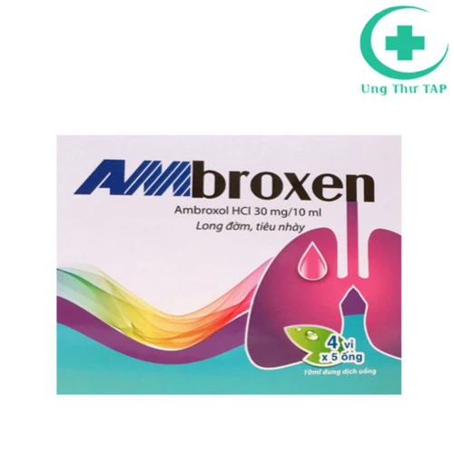 Ambroxen 10ml - Thuốc long đờm, tiêu chất nhày đường hô hấp