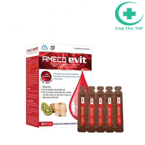 Ameco Evit Vgas - Sản phẩm bổ sung sắt, hỗ trợ tạo máu