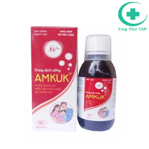 Amkuk - Thuốc điều trị thiếu máu, thiếu sắt hàng đầu