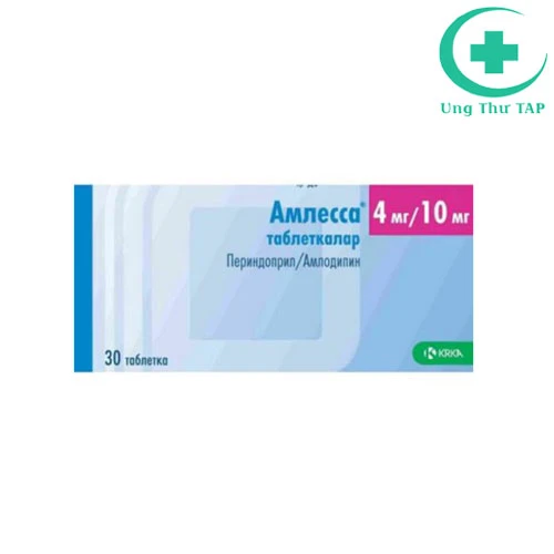 Amlessa 4mg/10mg Tablets - Thuốc điều trị tăng huyết áp vô căn