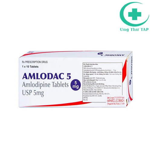 Amlodac 5 - Thuốc điều trị tăng huyết áp hàng đầu Ấn Độ