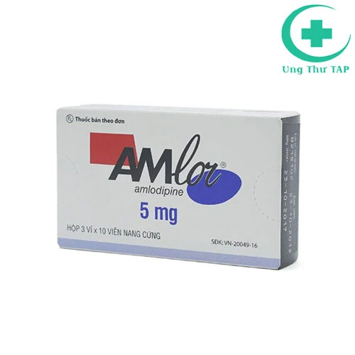 Amlor 5mg - Thuốc điều trị tăng huyết áp của Fareva - Pháp