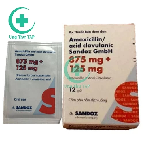 Amoxicillin/acid clavulanic Sandoz - Thuốc điều trị nhiễm khuẩn