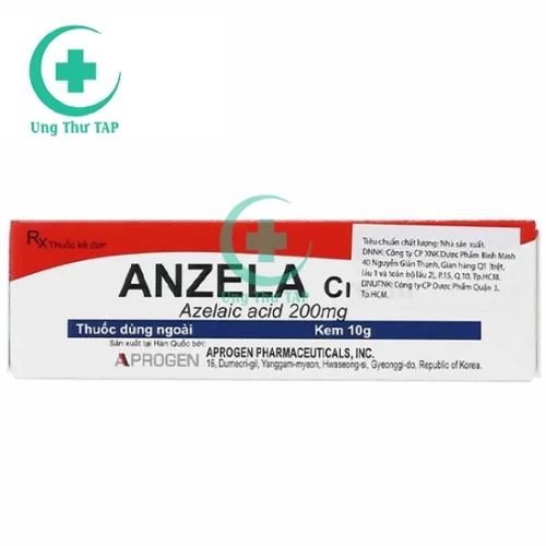 Anzela Cream 200mg tuýp 10g - Thuốc trị mụn hiệu quả