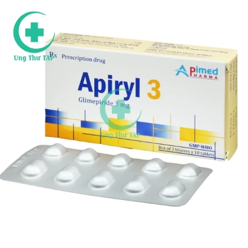 Apiryl 3-  Thuốc điều trị đái đường tuýp 2 hiệu quả