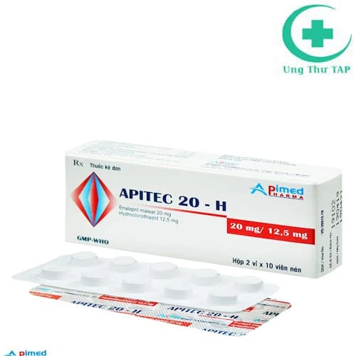 APITEC 20 - H-  Thuốc điều trị tim mạch hiệu quả