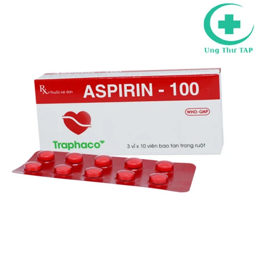 Aspirin - 100 Traphaco - Thuốc điều trị đau tim, đột quỵ tốt nhất