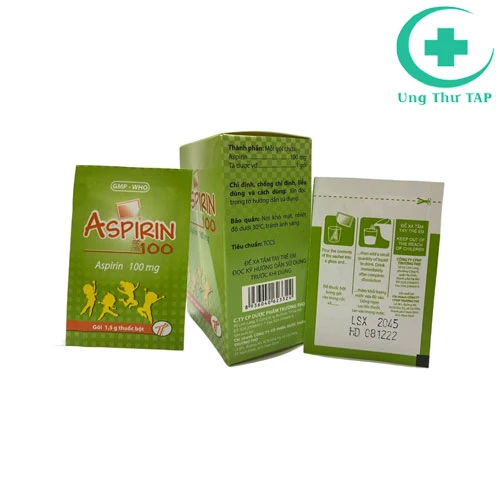 Aspirin 100mg - Thuốc điều trị huyết khối tim mạch hàng đầu