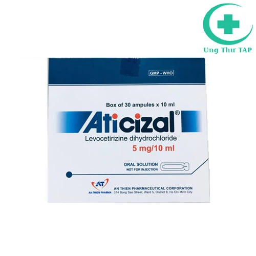 Aticizal 5mg/10ml - Thuốc điều trị viêm mũi dị ứng hàng đầu