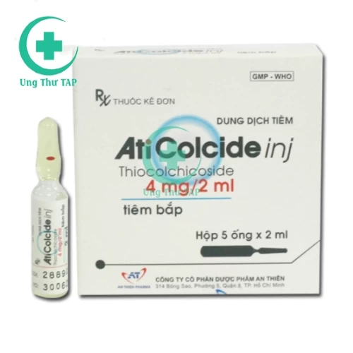 Aticolcide Inj 4mg/2ml - Thuốc hỗ trợ giãn cơ của An Thiên