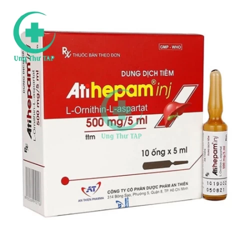 Atihepam Inj 500mg/5ml - Thuốc điều trị viêm gan hiệu quả