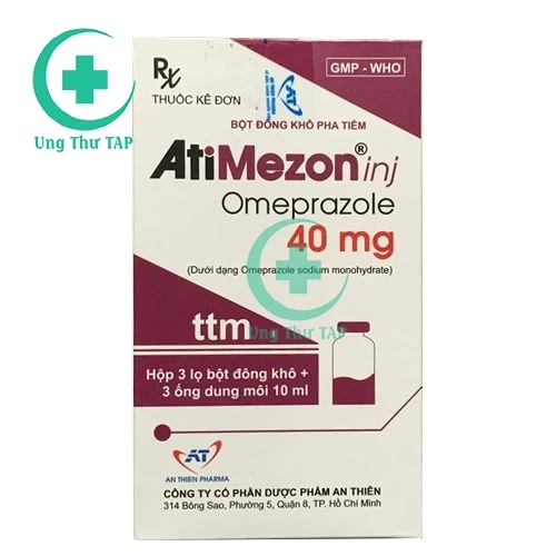 Atimezon inj 40mg - Thuốc điều trị viêm loét dạ dày, tá tràng