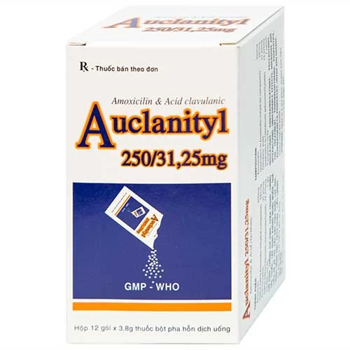 Auclanityl 250/31,25mg Tipharco - Điều trị nhiễm khuẩn nặng