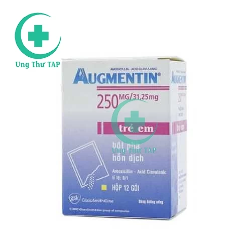 Augmentin 250mg/31,25mg - Thuốc trị nhiễm khuẩn hiệu quả