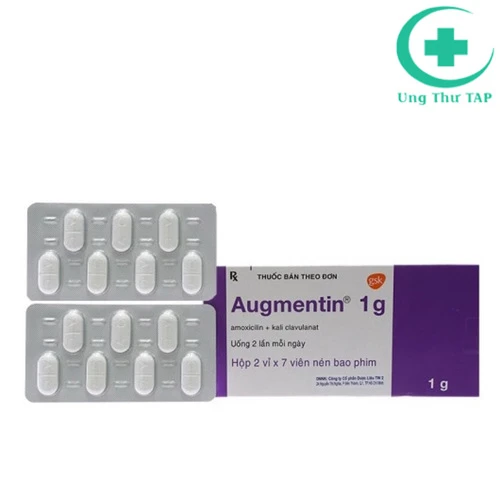 Augmentin Tablet 1g 2x7's - Thuốc điều trị nhiễm khuẩn