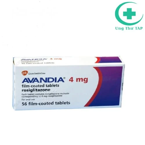 Avandia 4mg GSK - Điều trị tình trạng đái tháo đường tuyp 2