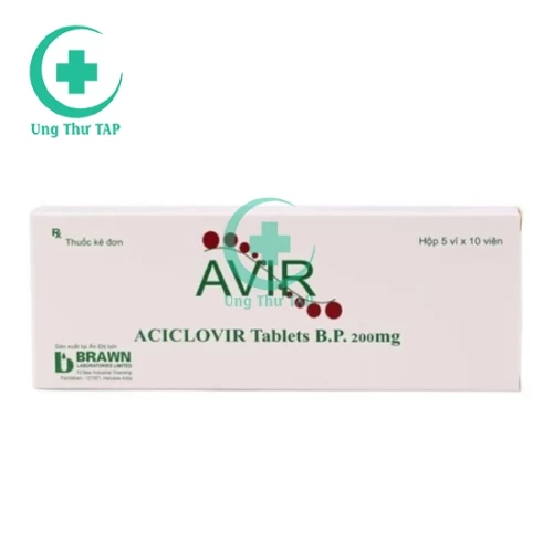 Avir 200mg - Thuốc điều trị nhiễm khuẩn hiệu quả của Ấn Độ