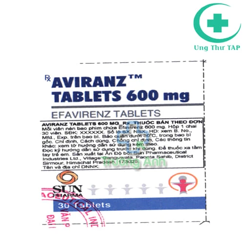 Aviranz tablets 600mg Sun Pharma - Thuốc điều trị nhiễm virus