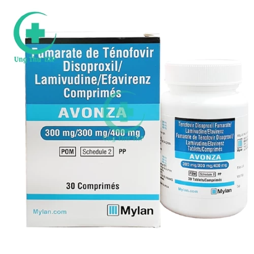 Avonza 300mg/300mg/00mg Mylan - Thuốc điều trị HIV của Ấn Độ