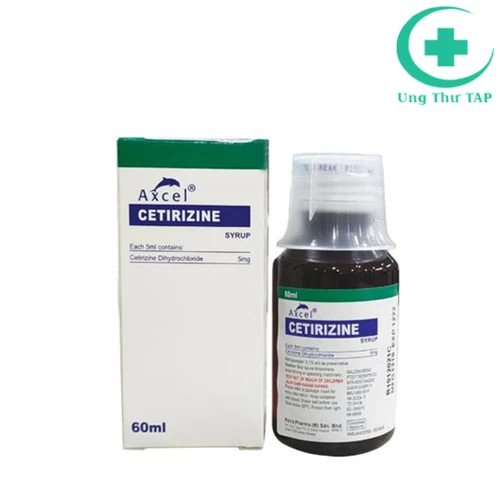 Axcel Cetirizine Syrup 5mg/5ml - Thuốc điều trị viêm mũi dị ứng