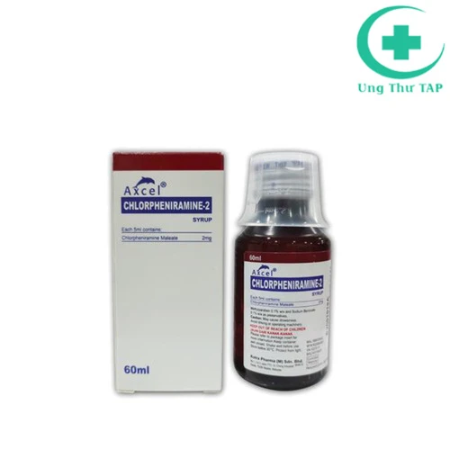 Axcel Chlorpheniramine-2 Syrup - Thuốc điều trị viêm mũi dị ứng