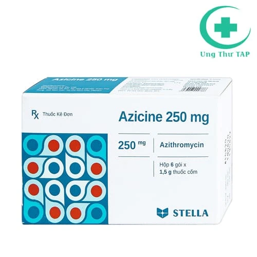 Azicine 250mg Stella - Thuốc điều trị nhiễm khuẩn hiệu quả