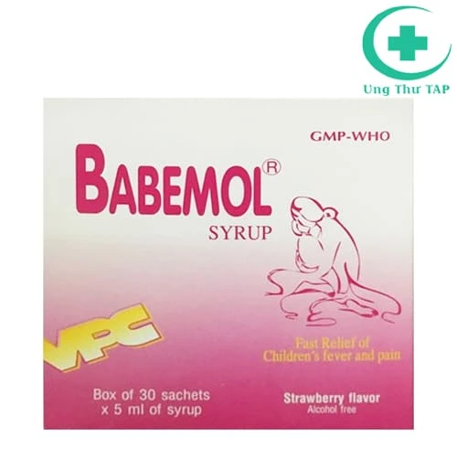 Babemol 5ml - Thuốc giảm đau hạ sốt của Dược phẩm Cửu Long