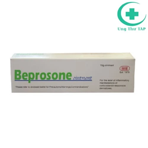 Beprosone ointment 15g - Thuốc bôi ngoài điều trị viêm da
