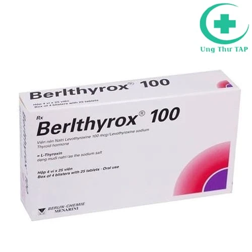 Berthyrox 100mcg - Thuốc điều trị suy tuyến giáp hiệu quả