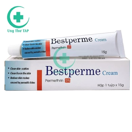 Bestperme Cream - Kem trị ghẻ, rận, ký sinh trùng cắn