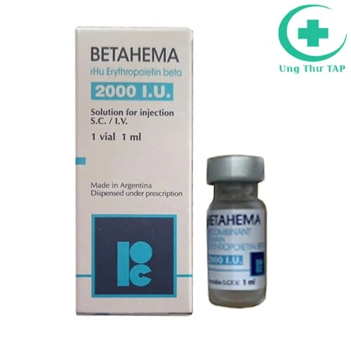 Betahema 2000IU - Thuốc điều trị thiếu máu của Argentina