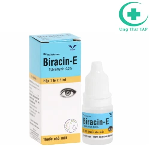 Biracin - E - Thuốc điều trị nhiễm khuẩn tại mắt của Bidiphar
