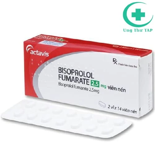 Bisoprolol Fumarate 2.5mg - Thuốc điều trị tăng huyết áp hiệu quả hàng đầu
